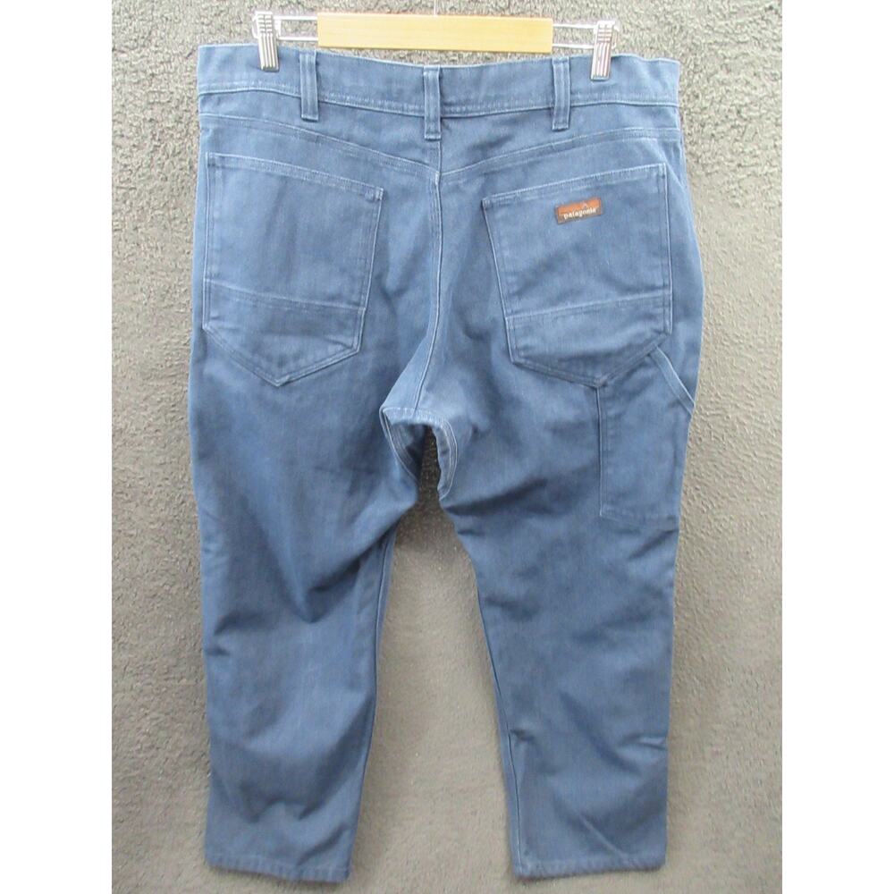 Patagonia Iron Forge Hemp Canvas Carpenter Pants Men’s 38x31 Blue - Picture 9 of 16